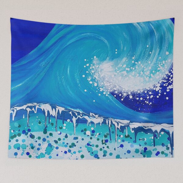 Item preview, Moonlit Wave designed and sold by Felicity Kearns.