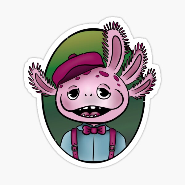 ThanxAlotl - Axolotl over 9000 Sticker