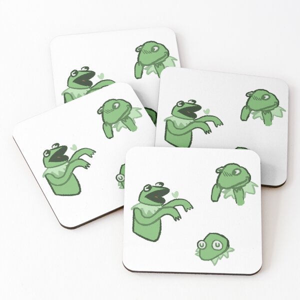 Aperçu de l'œuvre autocollants kermit sains créée et vendue par cinnamon-pi.