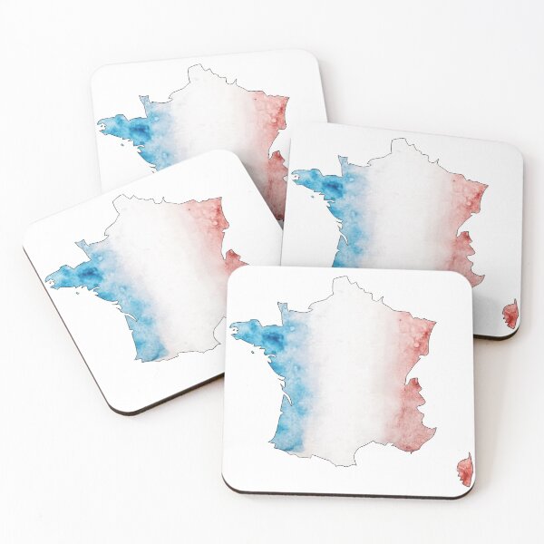 Item preview, France flag watercolor countries designed and sold by azracaus.