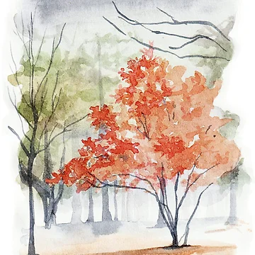 Artwork thumbnail, Fall Colors Sticker by Martinacor