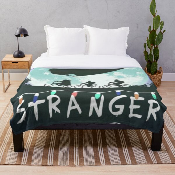 Stranger Things Throw Blankets Redbubble
