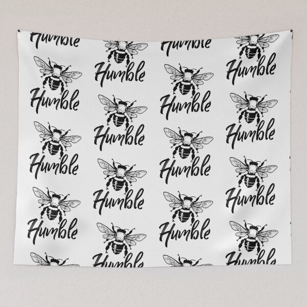 Item preview, Bee humble typography text art quote by Word Fandom - wordfandom designed and sold by Kerry Pritchard.