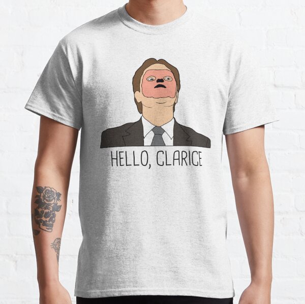 Silence of the Lambs Hello Clarice Men's T Shirt Hannibal Lector Anthony Hopkins 