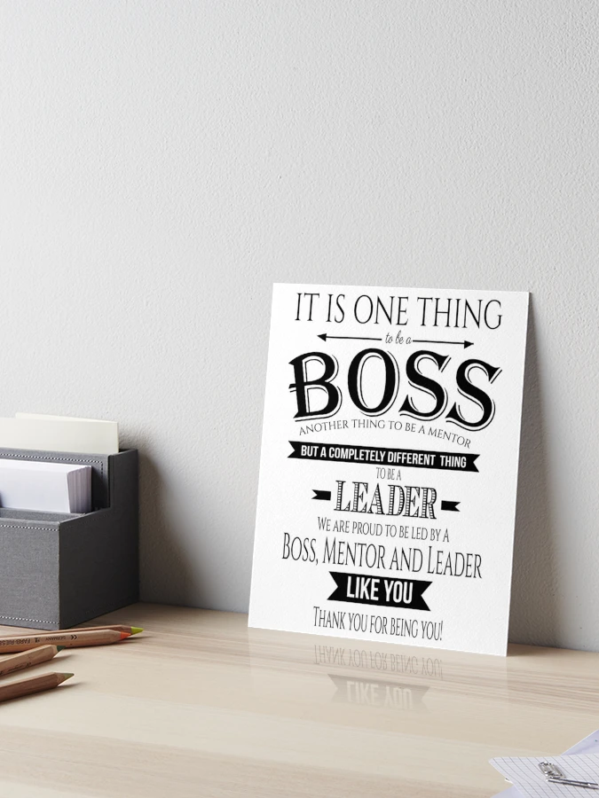 Gift for Boss, Manager, Mentor, Leader Mug
