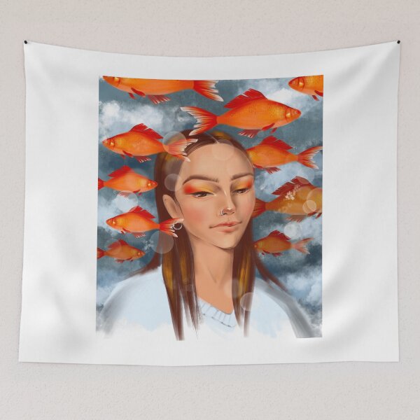 Item preview, Gold fish Beautiful face  designed and sold by Tasia  Ka.