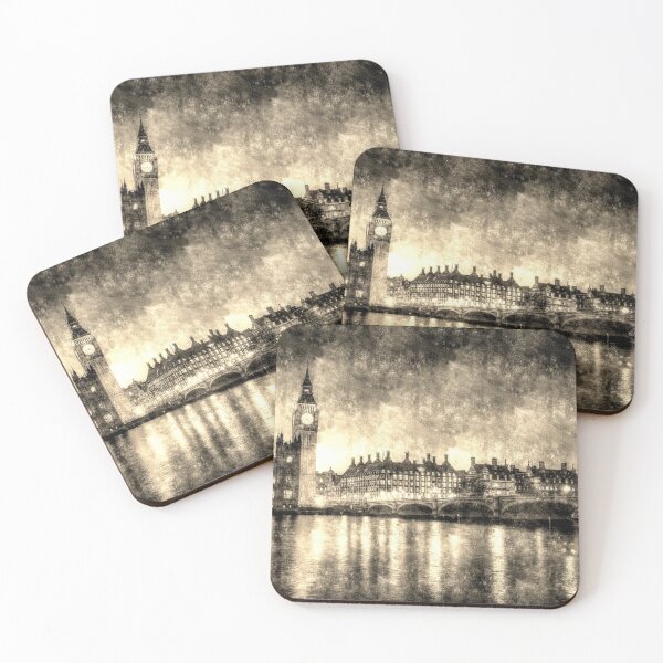 Item preview, Westminster Bridge and Big Ben Vintage designed and sold by Londonimages.