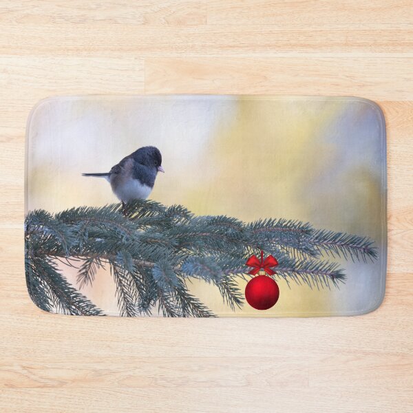 Item preview, Snow Bird and Ornament on an Evergreen Tree designed and sold by ALifeSavored.