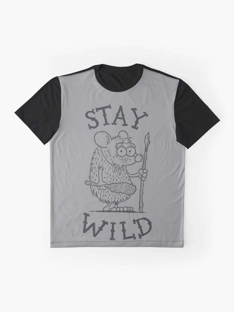 Alternative Ansicht von Bleib wild Grafik T-Shirt