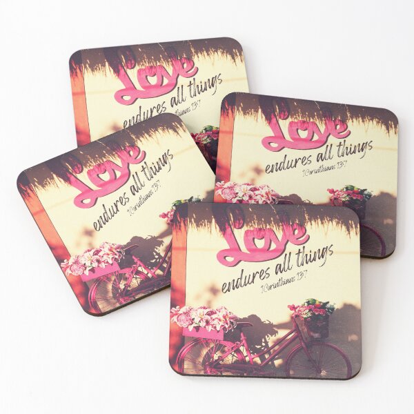 Item preview, 1 CORINTHIANS 13:7 designed and sold by Paper Bee Gift Shop.