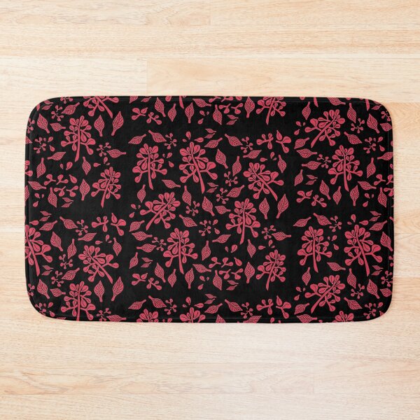 Item preview, Modern flower garden - pink with black designed and sold by MrsDeeDesigns.