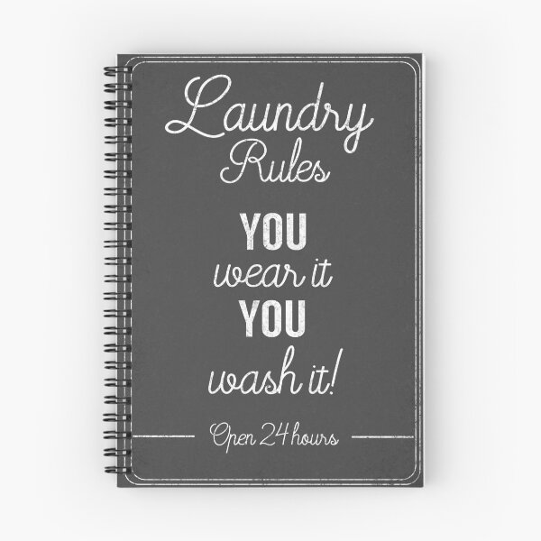 Item preview, Vintage style Laundry room decor laundry rules you wear it you wash it designed and sold by TheArtyApples.