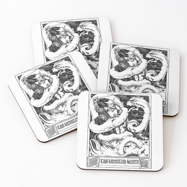 Item preview, John D Batten: Lambton Worm designed and sold by Madjack Tees Kiwi SuperStore.