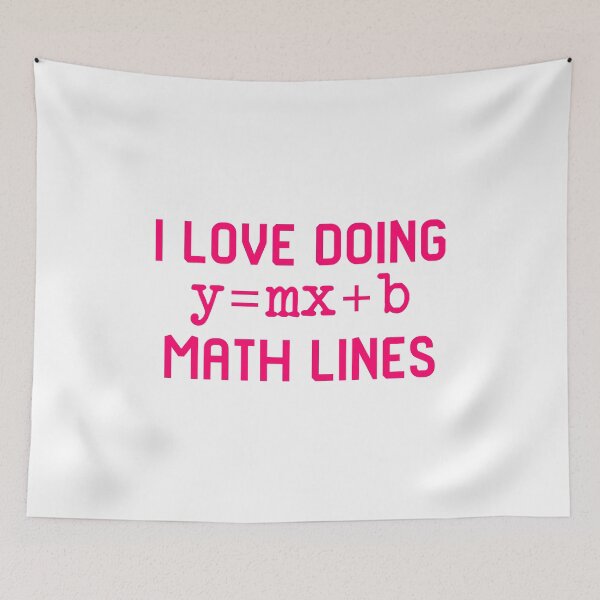 Item preview, I Love Doing Math Lines Funny Mathematics Teachers Equation designed and sold by at85productions.