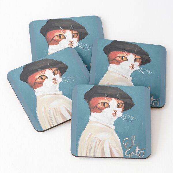 Item preview, El Gato, artista del gato, pintor de los gatos. designed and sold by ElGatoPainter.