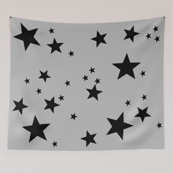 Item preview, stars black with gray designed and sold by MrsDeeDesigns.