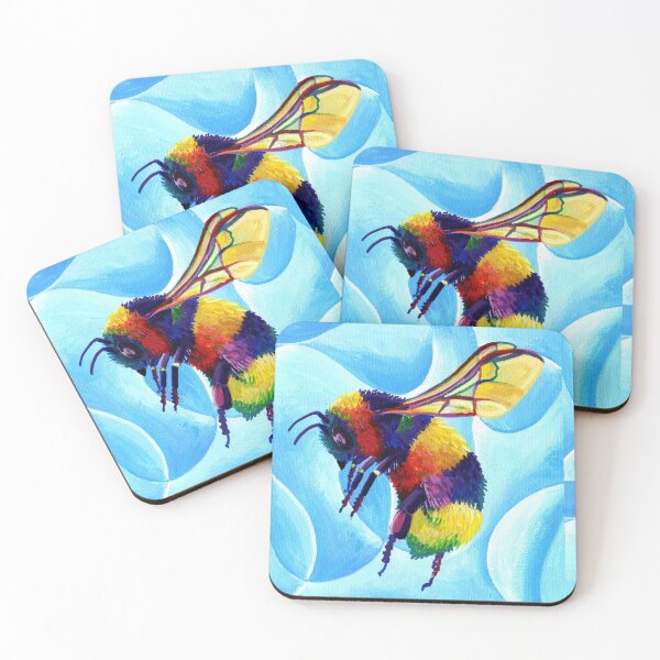 Item preview, Rainbow Bumblebee designed and sold by Tiffany Budd.