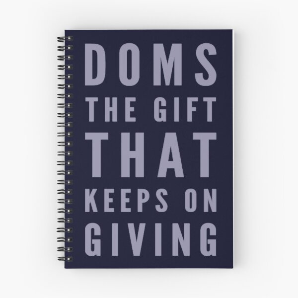 Item preview, Doms The Gift That Keeps On Giving - Gym Workout Humor designed and sold by madtoyman.