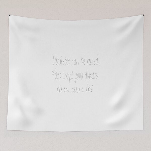 Item preview, T-shirt inspiring  "Diabetes can be cured.First accept your disease then cure it!" designed and sold by Ralek.