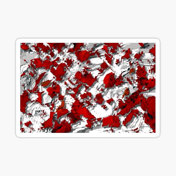 Item preview, Volatile red fluid. White red, Red spots on white background, digital art. designed and sold by artxphi.