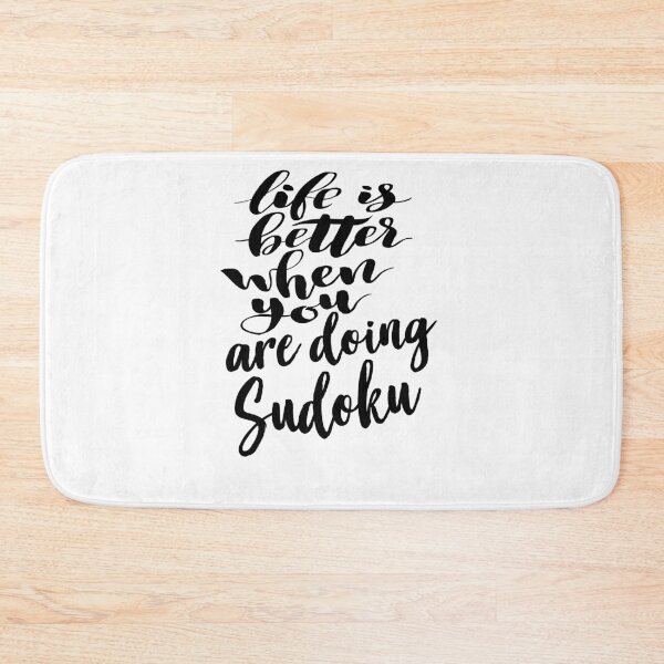 Item preview, Life is Better When You Are Doing Sudoku designed and sold by ProjectX23.
