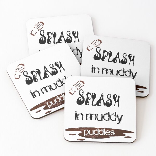 Item preview, Splash in muddy puddles designed and sold by kissablecrafts.