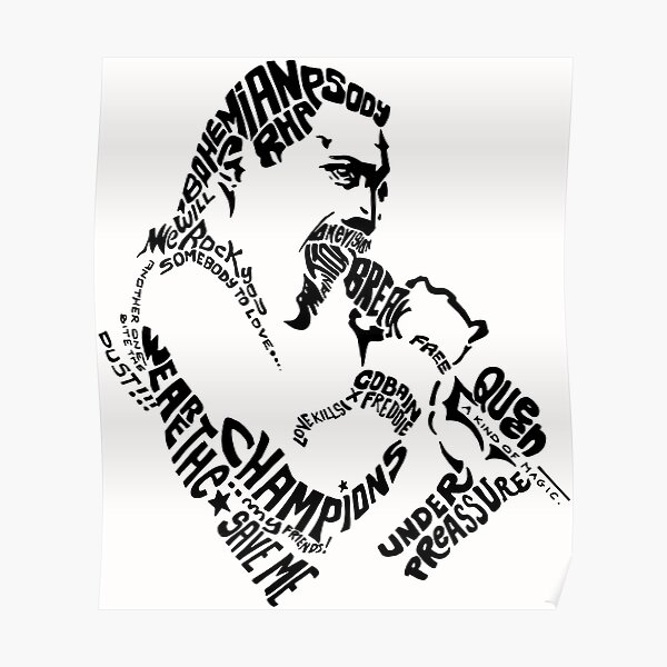 FREDDY white Poster
