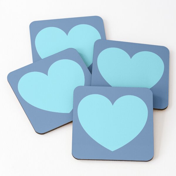 Item preview, Light blue hearts designed and sold by OkihanaShop.