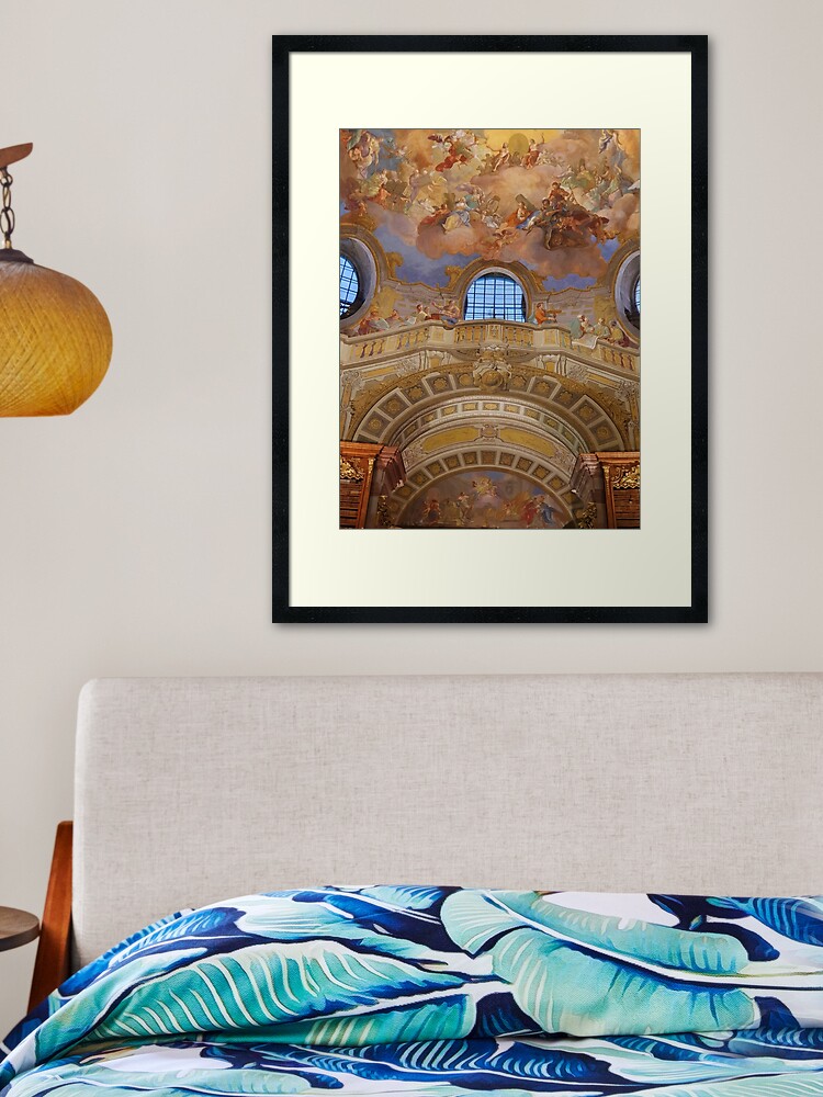 Thumbnail 1 of 7, Framed Art Print, Austrian National Library designed and sold by TalBright.