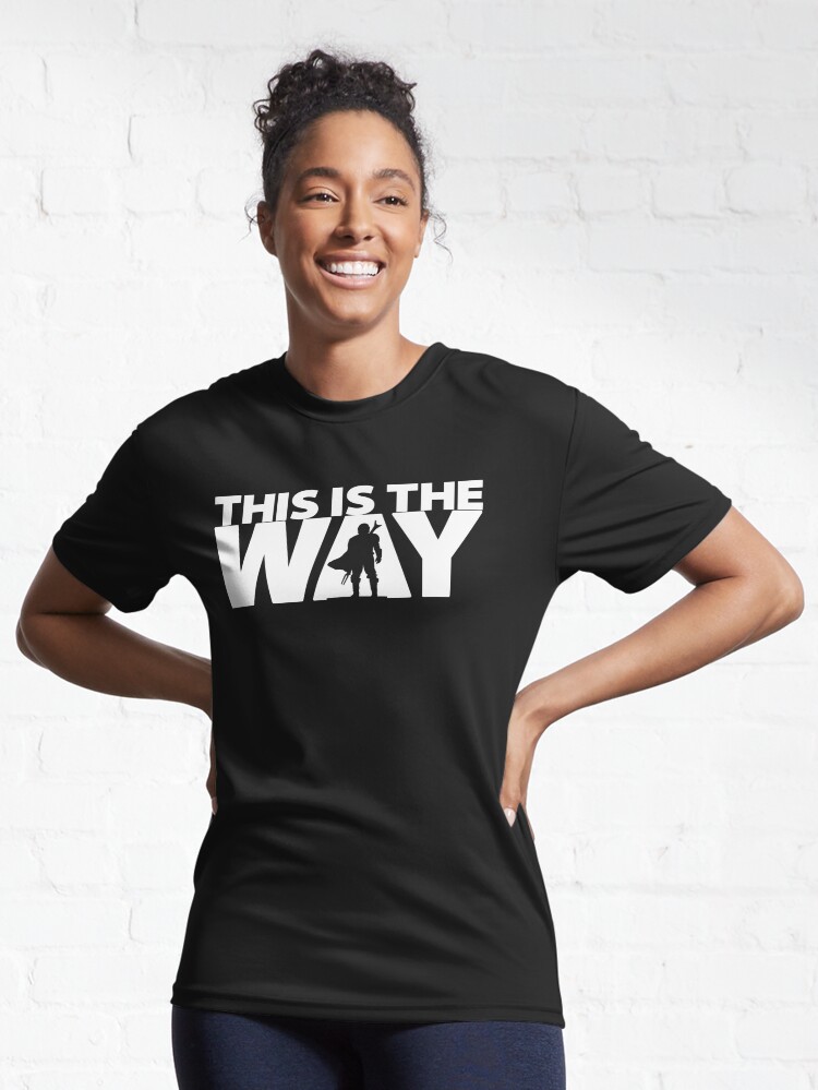 Imagen 6 de 7, Camiseta deportiva con la obra Así es el camino | Serie Geekdom | DopeyArt, diseñada y vendida por DopeyArt.