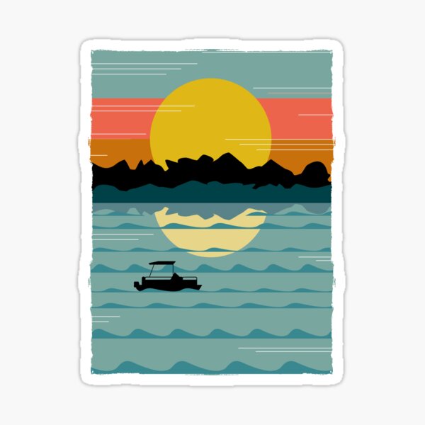 Pontoon Boat Stickers for Sale, Free US Shipping