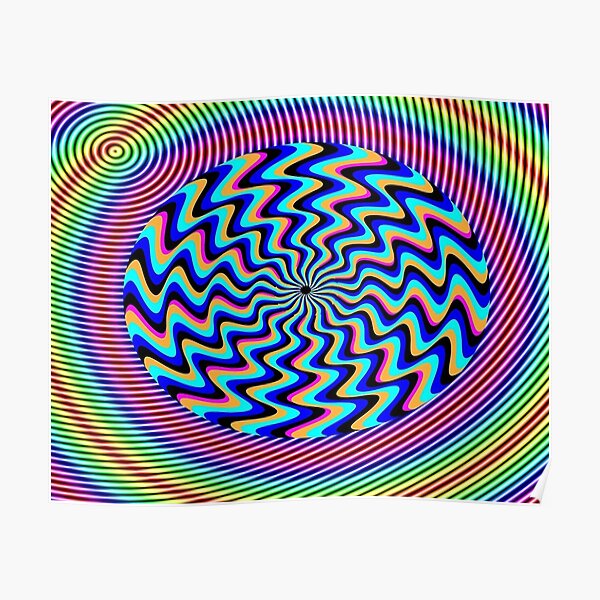 Psychedelic Pulse Poster