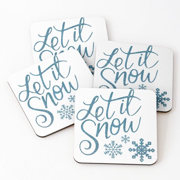 Artikelvorschau, Lass es schneien! Lass Schnee zu Weihnachten! Blue Ver. entworfen und verkauft von Luz ArtDesing.