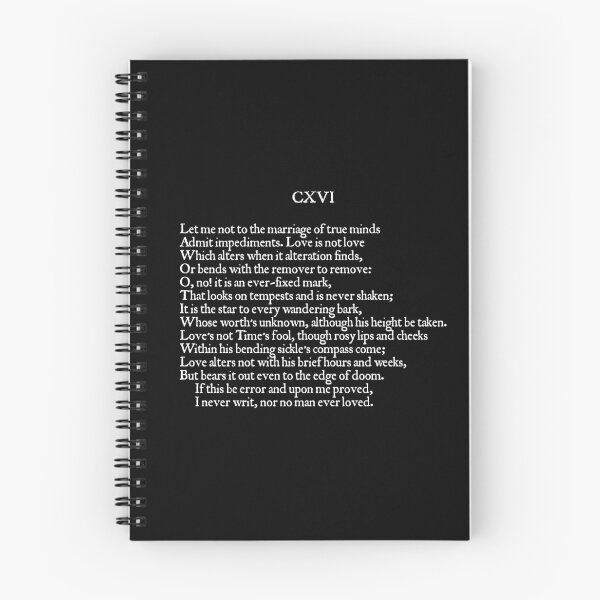 Item preview, Shakespeare Sonnet 116 True Love Poem (Let me not to the marriage of true minds / Admit impediments) designed and sold by kierkegaard.