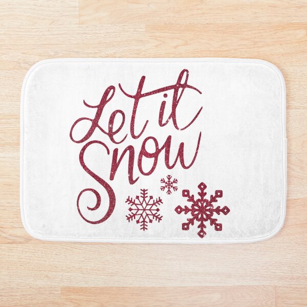 Item preview, Let it Snow! Let Snow on Christmas! red See. designed and sold by Luz ArtDesing.