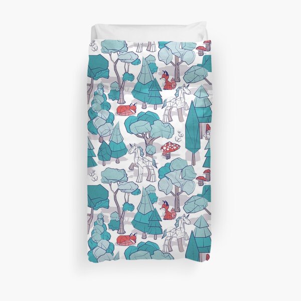 twin size quilt mushrooms girl forest woodland animals snails owls toadstools squirrels birds butterflies