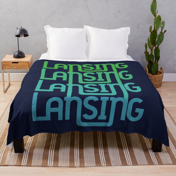Item preview, Lansing - Retro Repeating in Earth designed and sold by thesadsquatch.