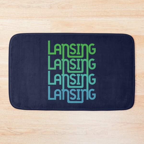 Item preview, Lansing - Retro Repeating in Earth designed and sold by thesadsquatch.