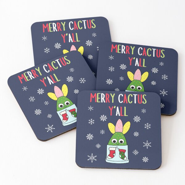Item preview, Merry Cactus Y'all - Hybrid Cactus In Christmas Themed Pot designed and sold by DreamCactus.