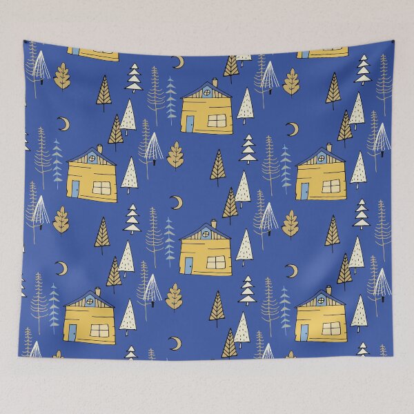 Item preview, Woodland Fairy Tale Blue #woodland designed and sold by susycosta.