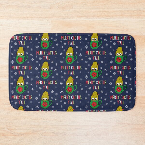 Item preview, Merry Cactus Y'all - Small Christmas Cactus In Poinsettia Mug designed and sold by DreamCactus.