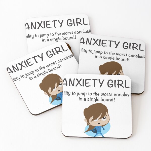 Item preview, Anxiety Girl designed and sold by LaneSpinster.