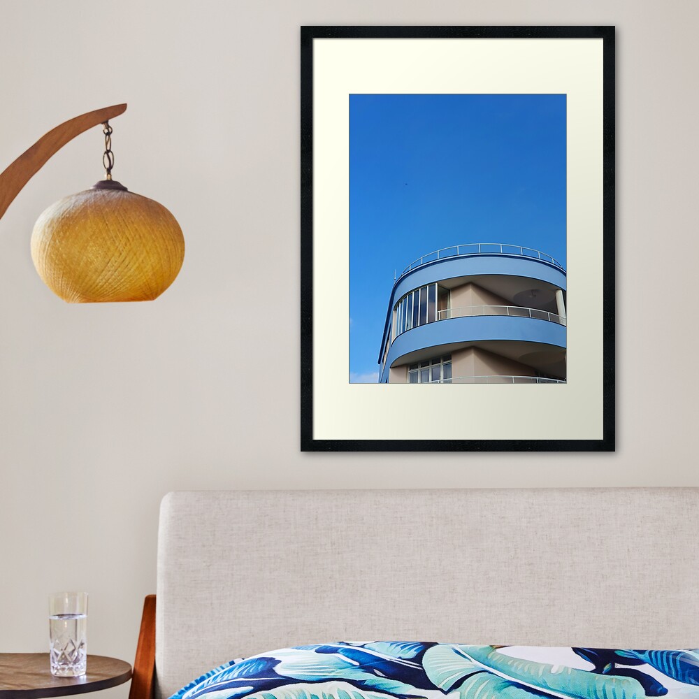 Beutiful Curved Villa in Brno Framed Art Print