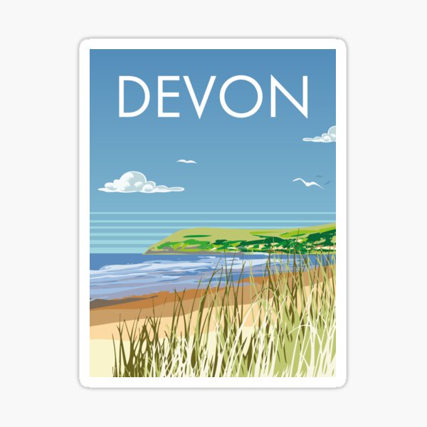 Aperçu de l'œuvre DEVON (CROYDE) créée et vendue par mattoakley.