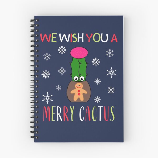 Item preview, We Wish You A Merry Cactus - Hybrid Cactus In Gingerbread Man Pot designed and sold by DreamCactus.