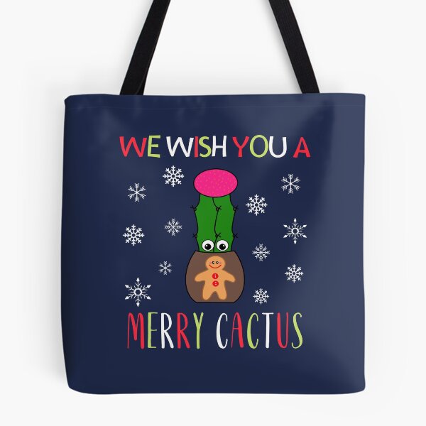 Item preview, We Wish You A Merry Cactus - Hybrid Cactus In Gingerbread Man Pot designed and sold by DreamCactus.