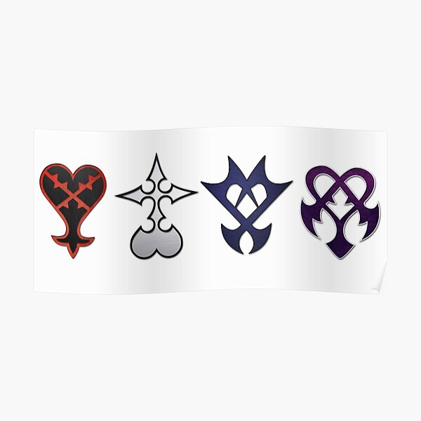 Alle Kingdom Hearts Feinde vereinen (ohne Zitat) Poster