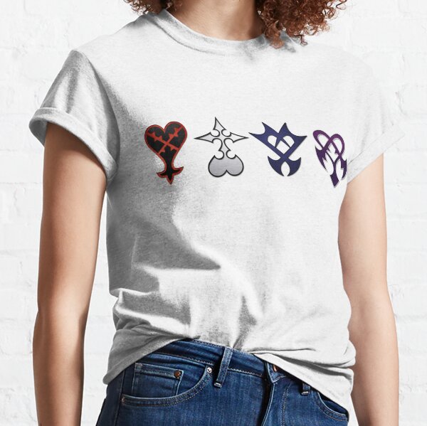 Alle Kingdom Hearts Feinde vereinen (ohne Zitat) Classic T-Shirt