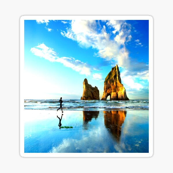 Beach2 Sticker