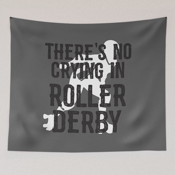 Item preview, Roller Derby Theres No Crying In Roller Derby designed and sold by kudostees.